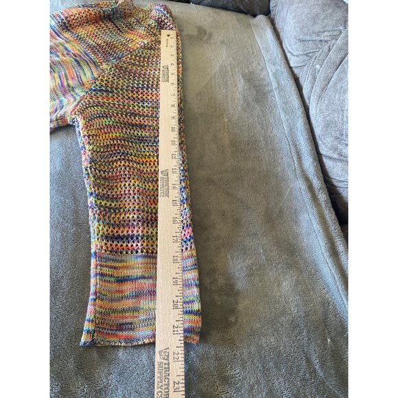 New Directions XL Colorful Knit Sweater Lightweight Preppy Y2K Cozy Feminine - Picture 7 of 9
